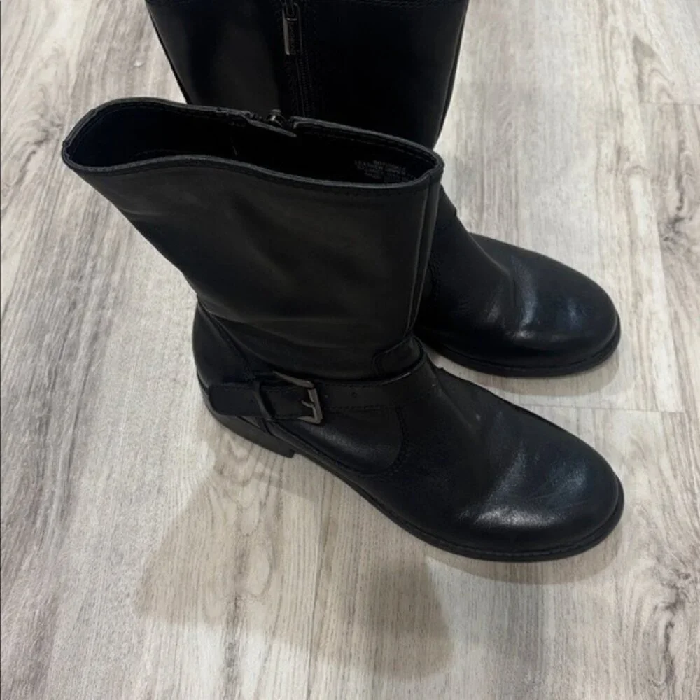 Bandolino Black Leather Women's Boots size 8